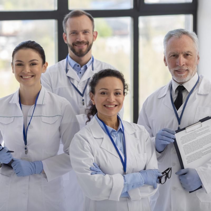 medium-shot-scientists-posing-together